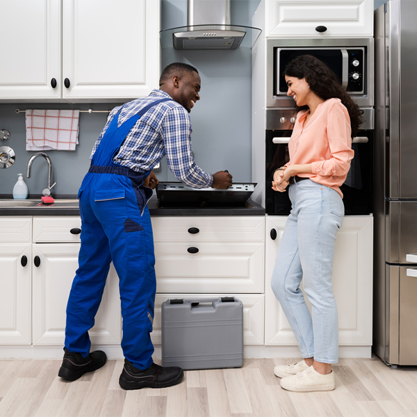 can you provide an estimate for cooktop repair before beginning any work in Cassville West Virginia